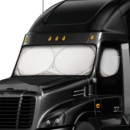 Truck Windshield Sunshade with UV Protection – Heavy-duty & heat-reflective🛡️