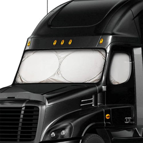 Truck Windshield Sunshade with UV Protection – Heavy-duty & heat-reflective🛡️