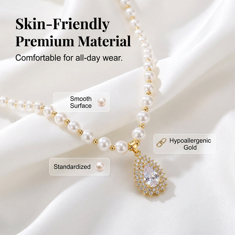 📢📢40% OFF !! ⏰Women’s Vintage Style Pearl Necklace