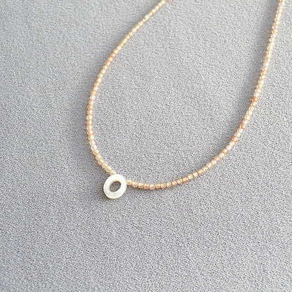 📢📢40% OFF !! ⏰Romantic Initial Beaded Choker Necklace
