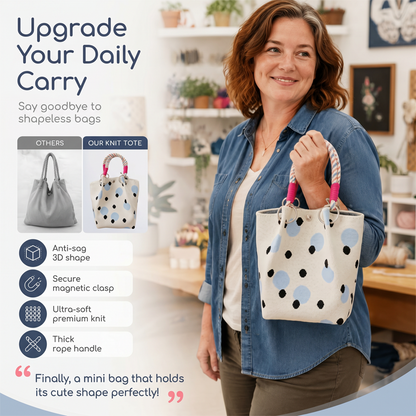 👜 LIMITED-TIME 40% OFF! 💥 Cute Polka Dot Handbag for Women – Classic Dot Print, Roomy, Everyday Chic ✨