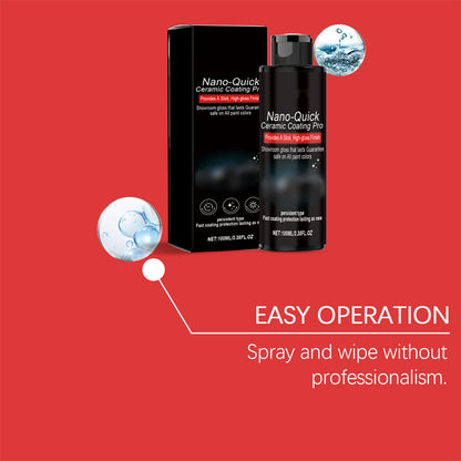 Quick-Effect High-Gloss Car Detailing Spray