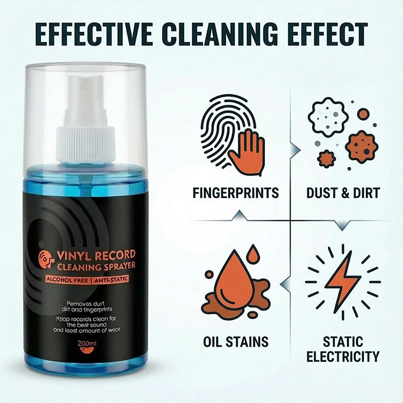 📢📢BUY 2 GET 1 FREE !! ⏰Anti-Static Vinyl Record Cleaning Spray