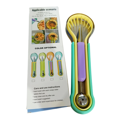 Multi-Functional Fruit Melon Baller Scoop Set 🍈