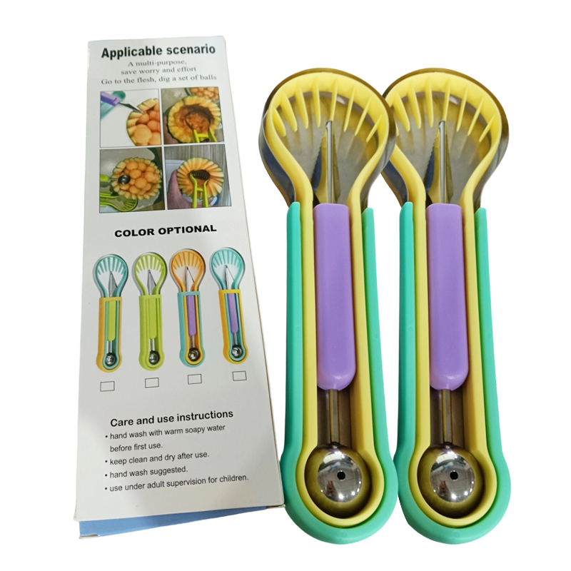 Multi-Functional Fruit Melon Baller Scoop Set 🍈