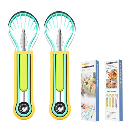 Multi-Functional Fruit Melon Baller Scoop Set 🍈