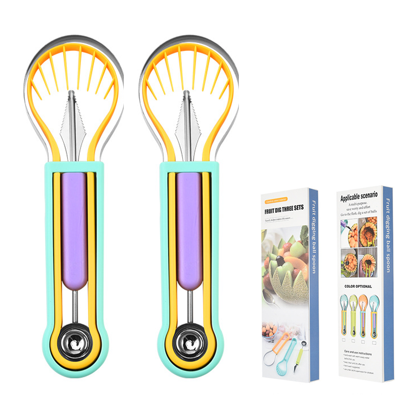 Multi-Functional Fruit Melon Baller Scoop Set 🍈