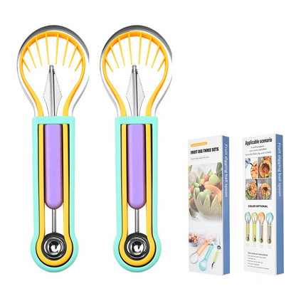 Multi-Functional Fruit Melon Baller Scoop Set 🍈