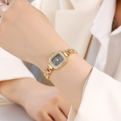 ✨❤️Women Drawstring Bracelet Watch Square Quartz