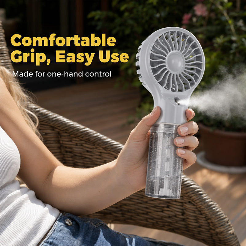 🧊Portable Handheld Mist Cooling Fan ❄️