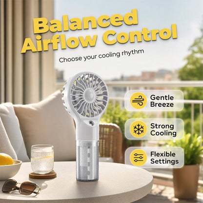 🧊Portable Handheld Mist Cooling Fan ❄️