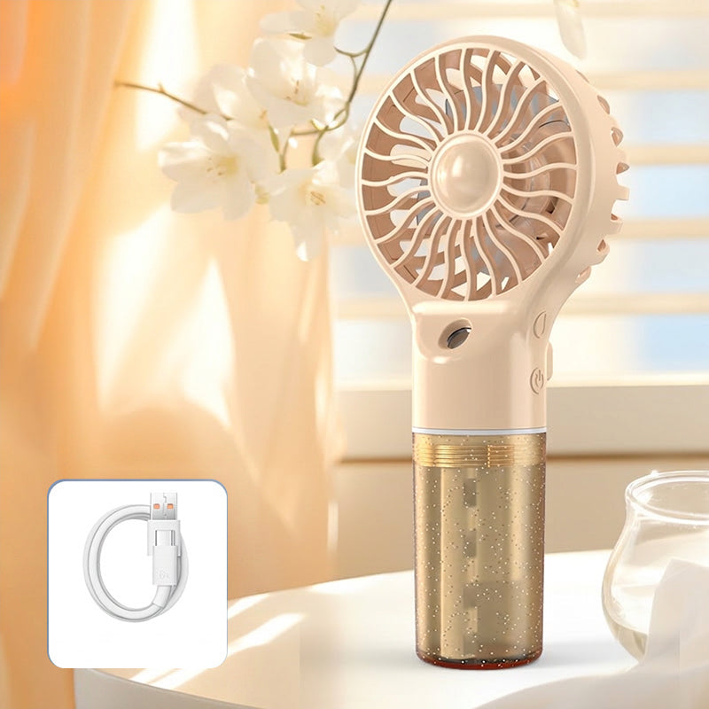 🧊Portable Handheld Mist Cooling Fan ❄️