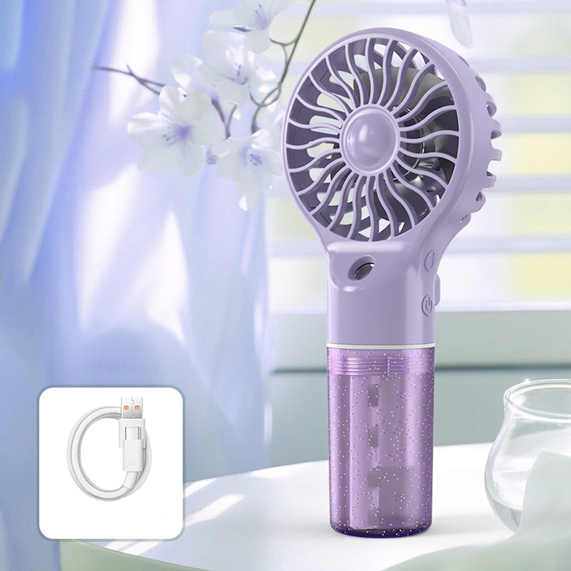 🧊Portable Handheld Mist Cooling Fan ❄️