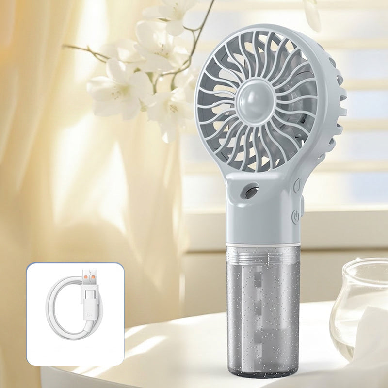 🧊Portable Handheld Mist Cooling Fan ❄️