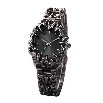 ⌚ Creative Claw-Shaped Quartz Watch – Red Dial, Sculptural Bracelet, Statement Style 🔥