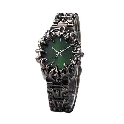 ⌚ Creative Claw-Shaped Quartz Watch – Red Dial, Sculptural Bracelet, Statement Style 🔥
