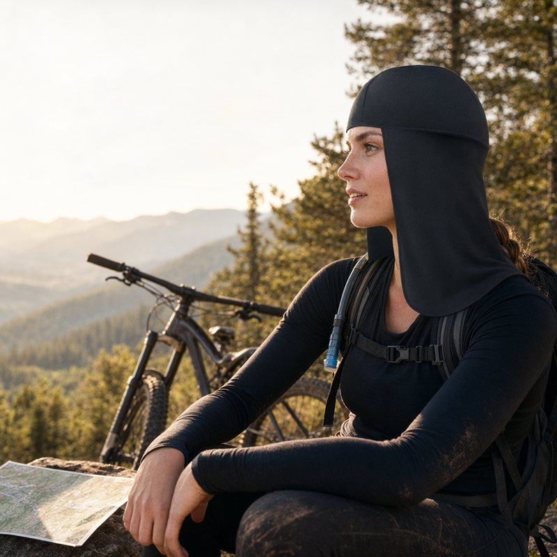 ☀️🩵Breathable Outdoor Skull Cap with Neck Cover
