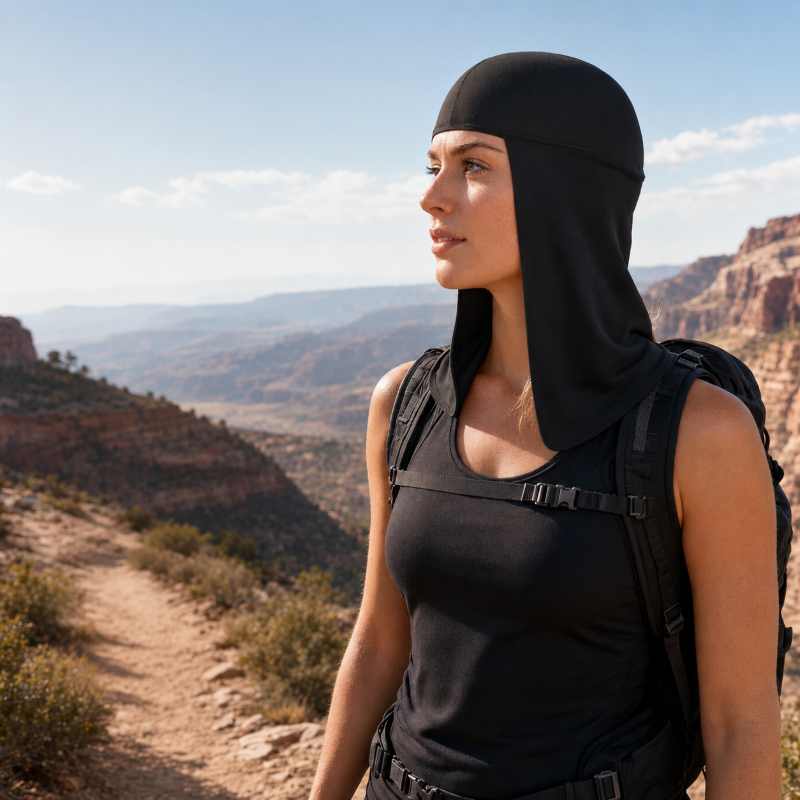 🧢☀️  Breathable Outdoor Balaclava with UPF50+ UV Protection – Neck Protection, Lightweight, Ultra-Elastic, 19 Colors, Ideal for Hiking & Fishing 🌿