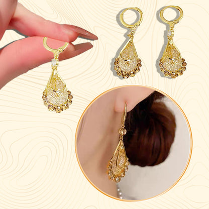 📢📢33% OFF !! ⏰Women's Gold-Plated Teardrop Earrings