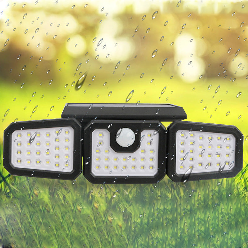 📢📢40% OFF !! ⏰Solar 3-Heads Wall Light With Sensor Lighting Function