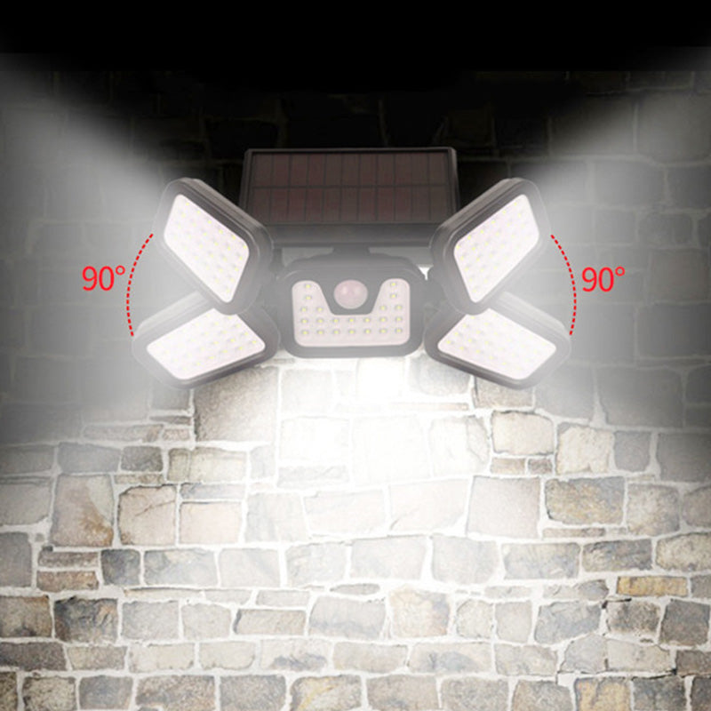 📢📢40% OFF !! ⏰Solar 3-Heads Wall Light With Sensor Lighting Function