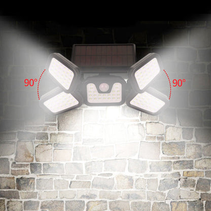 📢📢40% OFF !! ⏰Solar 3-Heads Wall Light With Sensor Lighting Function