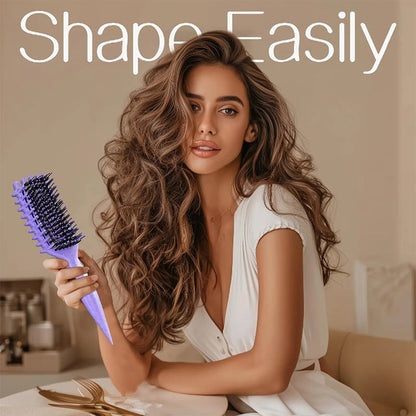 Ventilated Detangling Brush for Curly Hair 💇‍♀️💕
