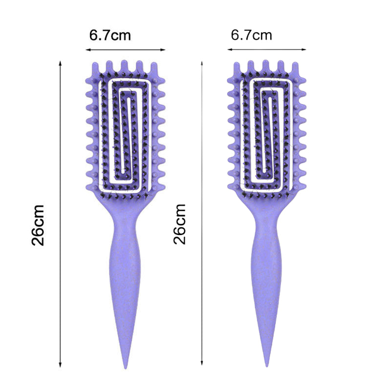Ventilated Detangling Brush for Curly Hair 💇‍♀️💕