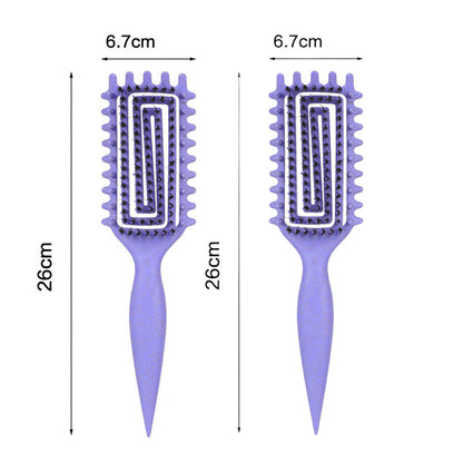 Ventilated Detangling Brush for Curly Hair 💇‍♀️💕