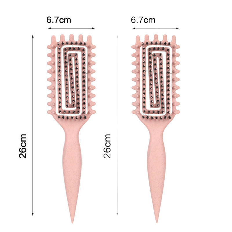 Ventilated Detangling Brush for Curly Hair 💇‍♀️💕
