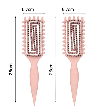 Ventilated Detangling Brush for Curly Hair 💇‍♀️💕