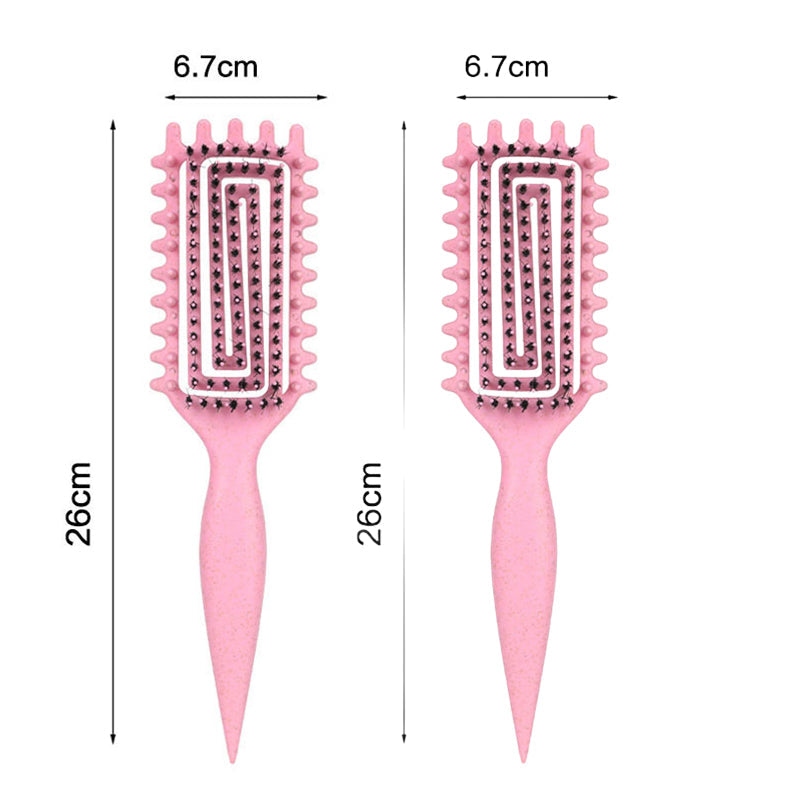 Ventilated Detangling Brush for Curly Hair 💇‍♀️💕