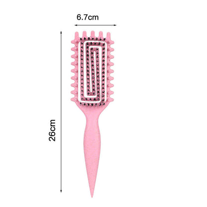 Ventilated Detangling Brush for Curly Hair 💇‍♀️💕
