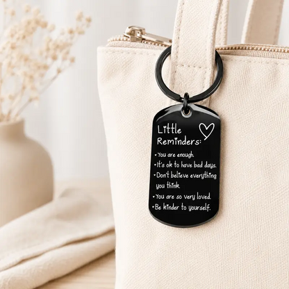 Engraved Inspirational Stainless Steel Keychain💕🔑
