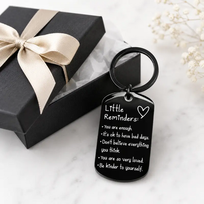 Engraved Inspirational Stainless Steel Keychain💕🔑