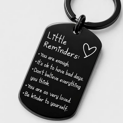 Engraved Inspirational Stainless Steel Keychain💕🔑