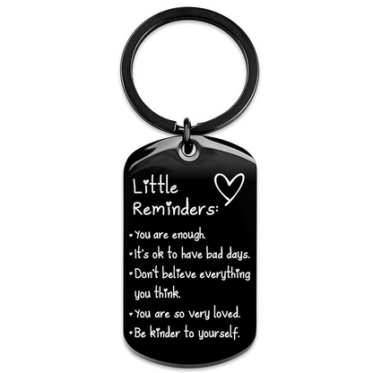 Engraved Inspirational Stainless Steel Keychain💕🔑