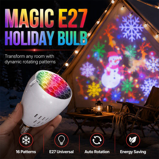 🏆LAST DAY 40% OFF🎄Christmas Projector Light Bulb✨
