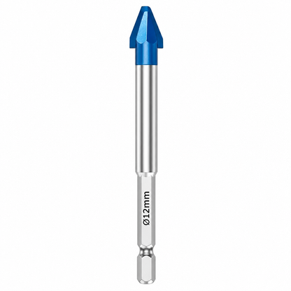 Hex Shank Carbide Eccentric Drill Bit – Crack-Free, Sharp Tip, Multi-Surface ✨