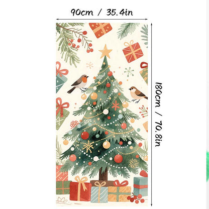 🎄 LIMITED-TIME 40% OFF! 🎅 Christmas Door Cover For Instant Holiday Decor – Fade Resistant, Multi-Scene, Vivid Prints ✨
