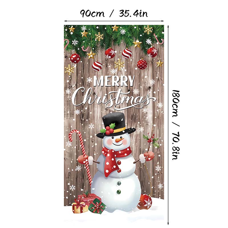 🎄 LIMITED-TIME 40% OFF! 🎅 Christmas Door Cover For Instant Holiday Decor – Fade Resistant, Multi-Scene, Vivid Prints ✨