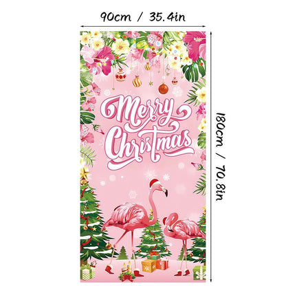 🎄 LIMITED-TIME 40% OFF! 🎅 Christmas Door Cover For Instant Holiday Decor – Fade Resistant, Multi-Scene, Vivid Prints ✨
