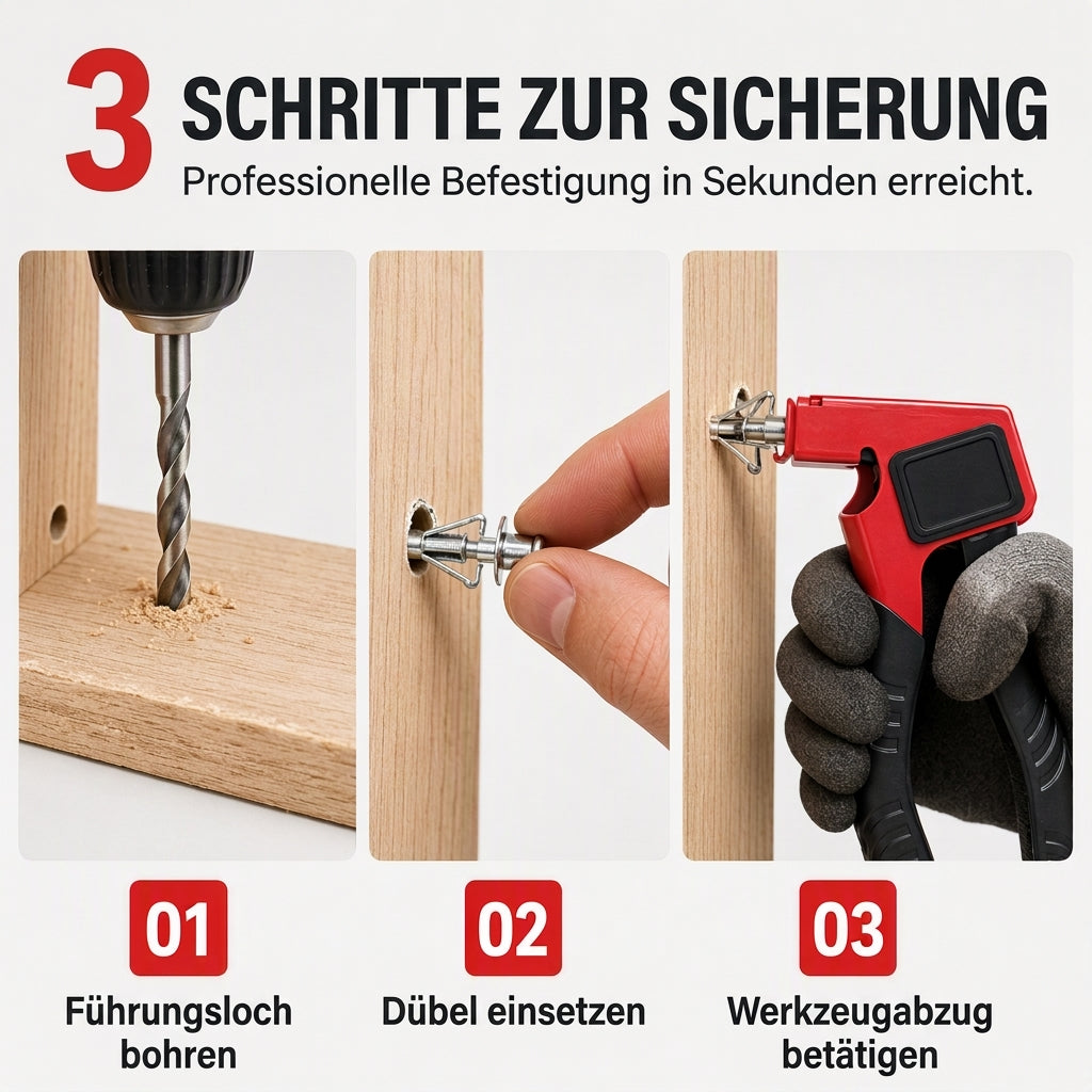 🔩 LIMITED-TIME 40% OFF! ✨ Rivet Nut Gun for Hollow Wall Anchors – Heavy-Duty, Easy Operation, Stable Fastening 🛠️