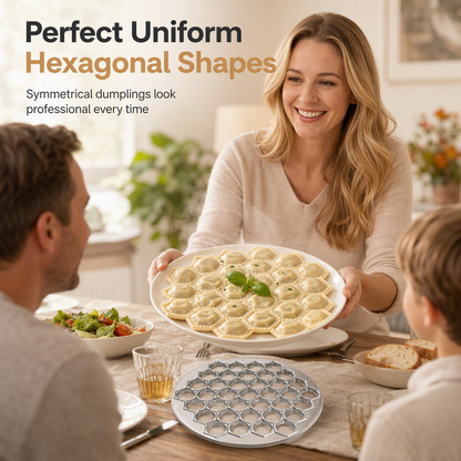 🥟 LIMITED-TIME 40% OFF! ⚡37-Hole Quick Dumpling Maker – Time-saving, Uniform, Simple Use 🍽️