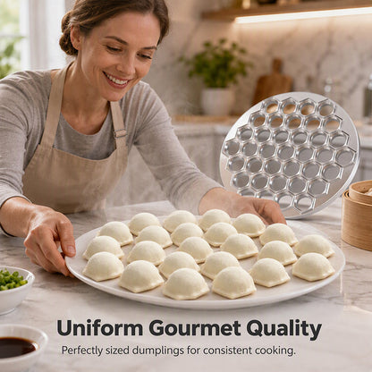 🥟 LIMITED-TIME 40% OFF! ⚡37-Hole Quick Dumpling Maker – Time-saving, Uniform, Simple Use 🍽️