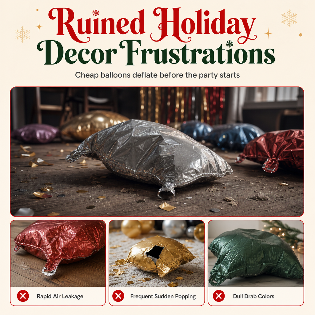 Christmas Bowknot Hanging Balloons