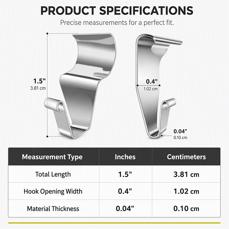 🛠️ Heavy Duty 304 Stainless Steel Vinyl Siding Hooks – Strong, Durable & Easy to Use 🔩✨