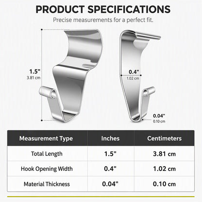 🛠️ Heavy Duty 304 Stainless Steel Vinyl Siding Hooks – Strong, Durable & Easy to Use 🔩✨