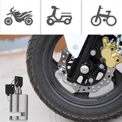 🏍️ Motorcycle & Bicycle Disc Brake Lock with Push-to-Lock Design